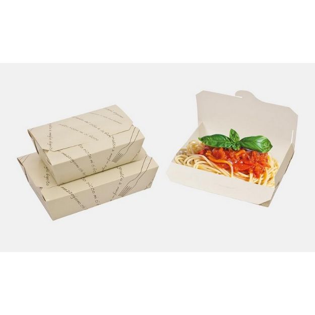 Immagine di BOX ALIMENTI PICCOLO 160x110h50 CREMA conf.80pz