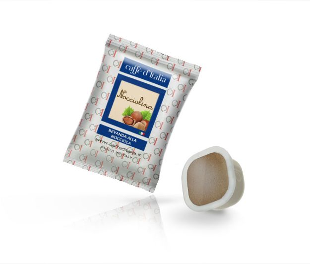 Immagine di CAPSULE NOCCIOLINA - Cappuccino solubile alla nocciola Conf.50pz