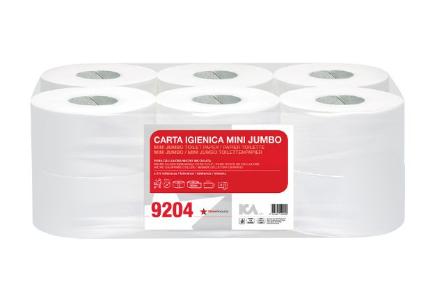 Immagine di CARTA IGIENICA MINIJUMBO PURA MICROGOFFR. Conf.12rtl