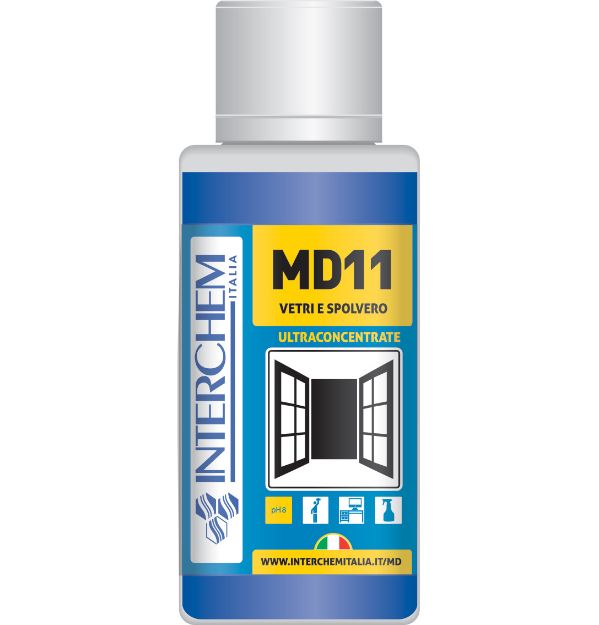 Immagine di MD11 VETRI E SPOLVERO KIT 6 dosi 40ml +1 flacone per diluizione