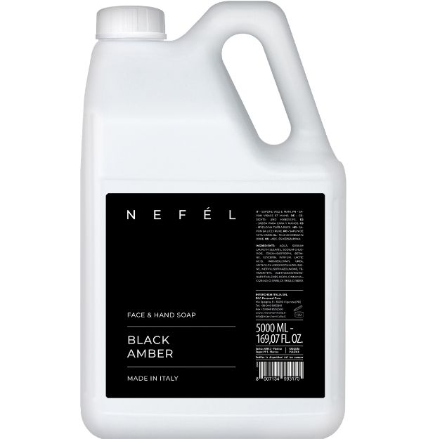 Immagine di NEFEL FACE & HAND SOAP BLACK AMBER Tan.5lt