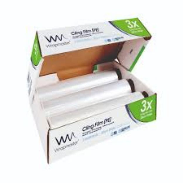 Immagine di ROLL. PELLICOLA PVC REFILL WRAPMASTER  H300X300mt conf.3pz