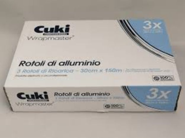 Immagine di ROLL. ALLUMINIO REFILL WRAPMASTER h300X150mt conf.3pz
